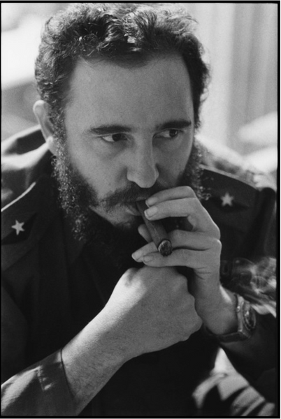 Fidel Casto. Cuban Leader. Photo by Elliott Erwitt