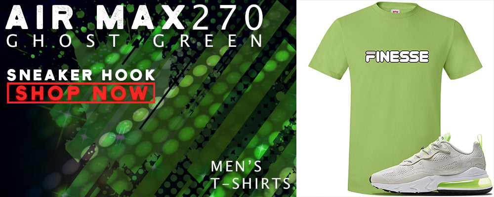 Air Max 270 React Ghost Green T Shirts to match Sneakers | Tees to match Nike Air Max 270 React Ghost Green Shoes