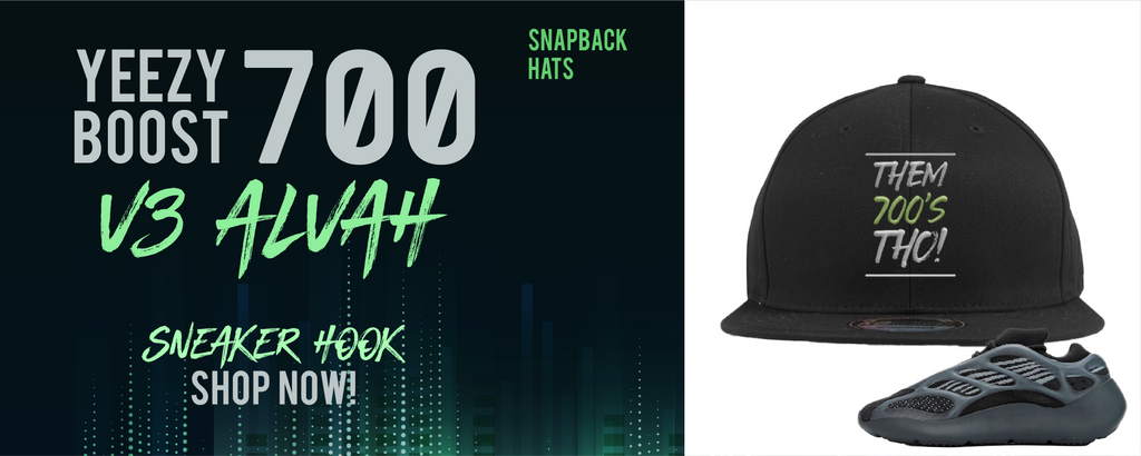 Yeezy Boost 700 V3 Alvah Snapback Hats to match Sneakers | Hats to match Adidas Yeezy Boost 700 V3 Alvah Shoes