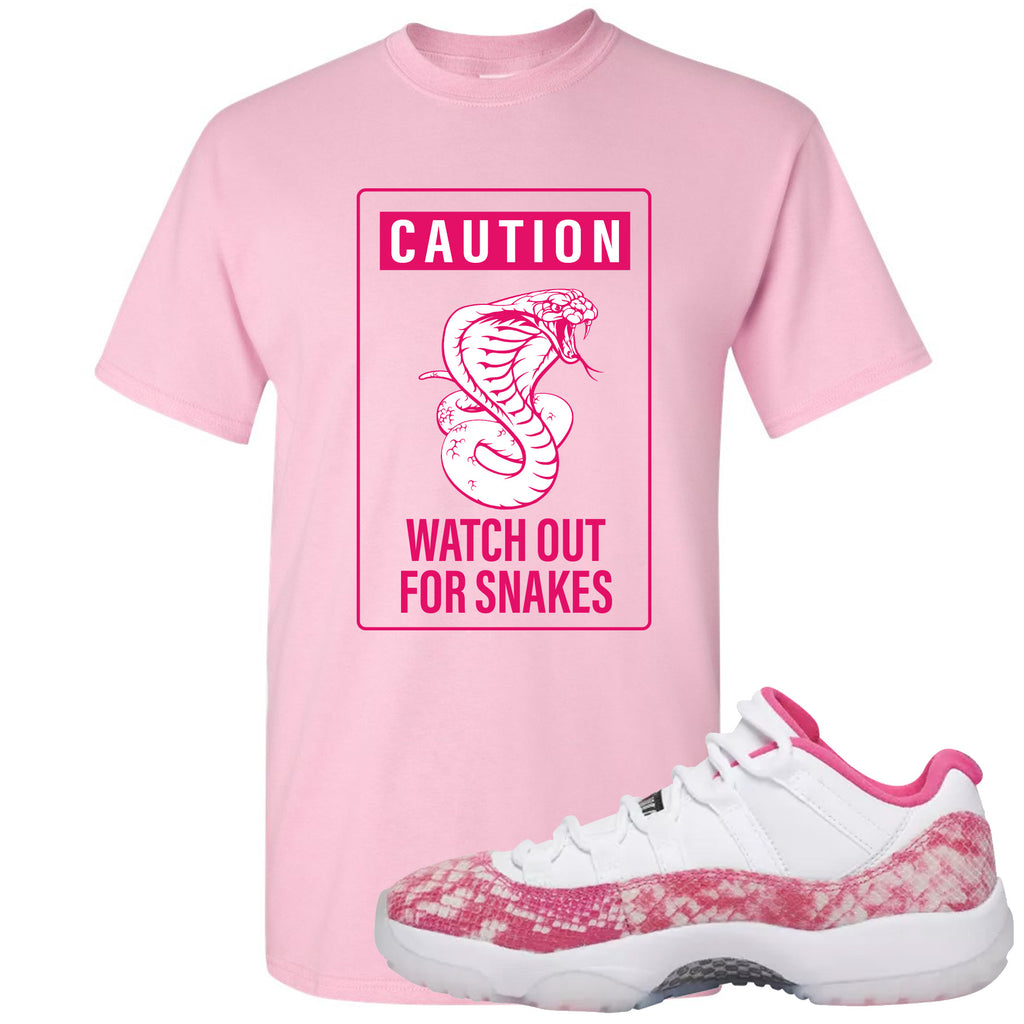 pink 11 snakeskin