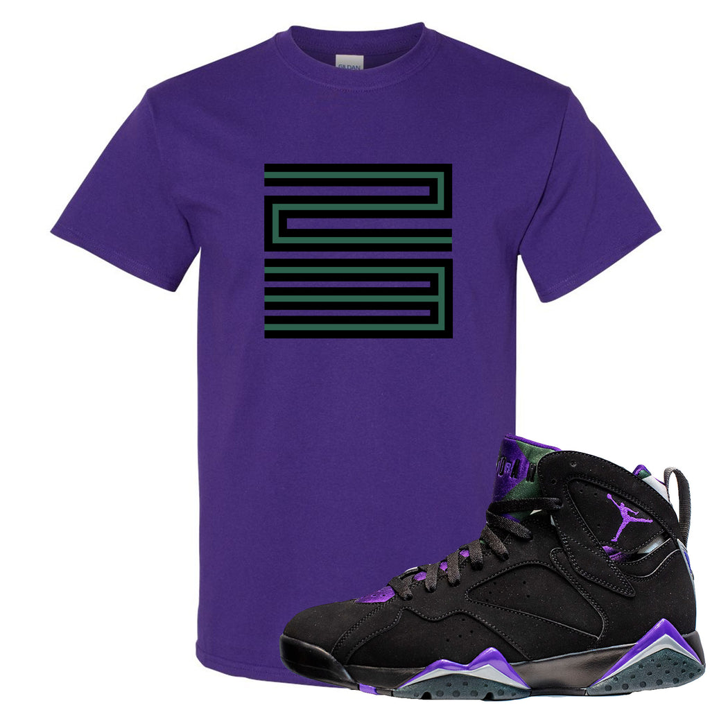 purple air jordan t shirt