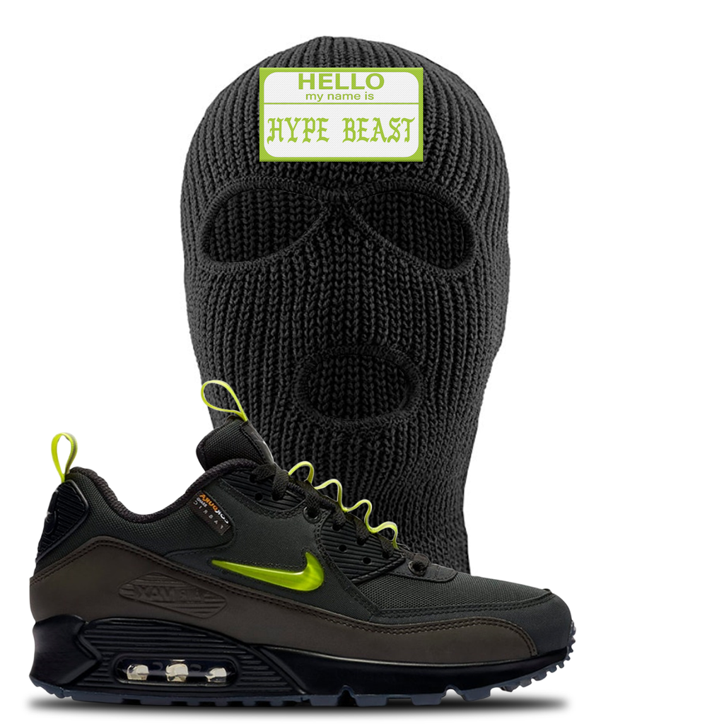 The Basement X Air Max 90 Manchester Ski Mask | Hello My Name Is – Cap Swag