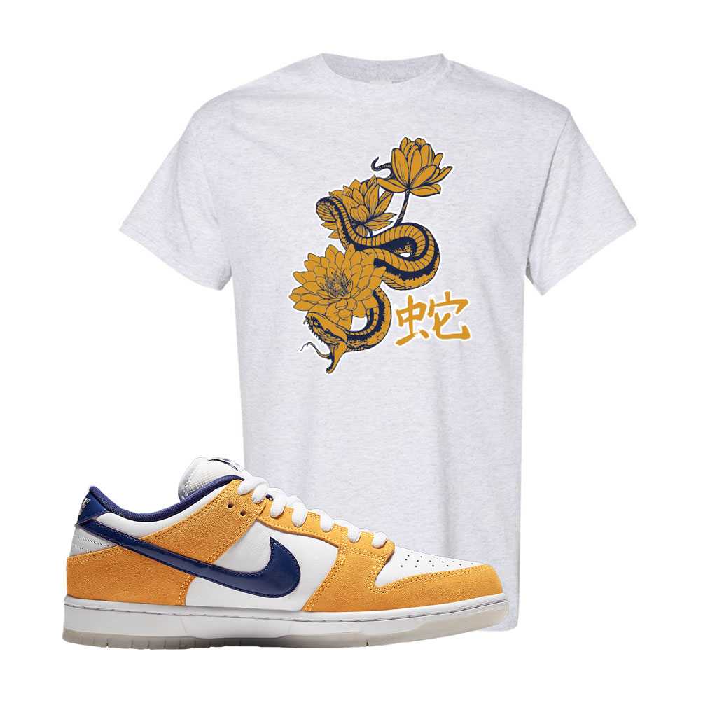 SB Dunk Low Laser Orange T Shirt | Ash 