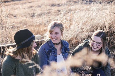 A group of happy women laughing.