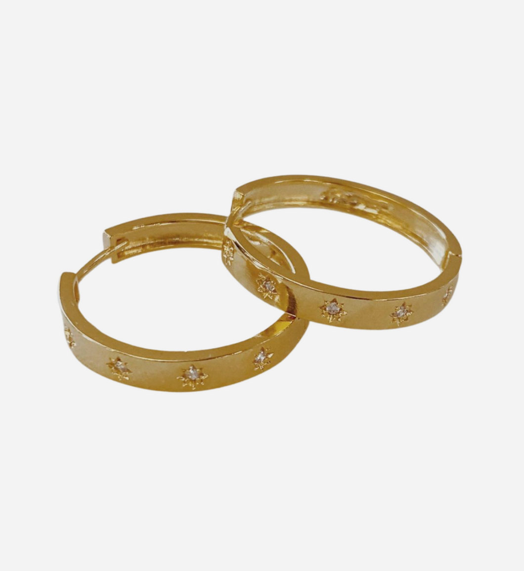 Honey Hoop Earrings