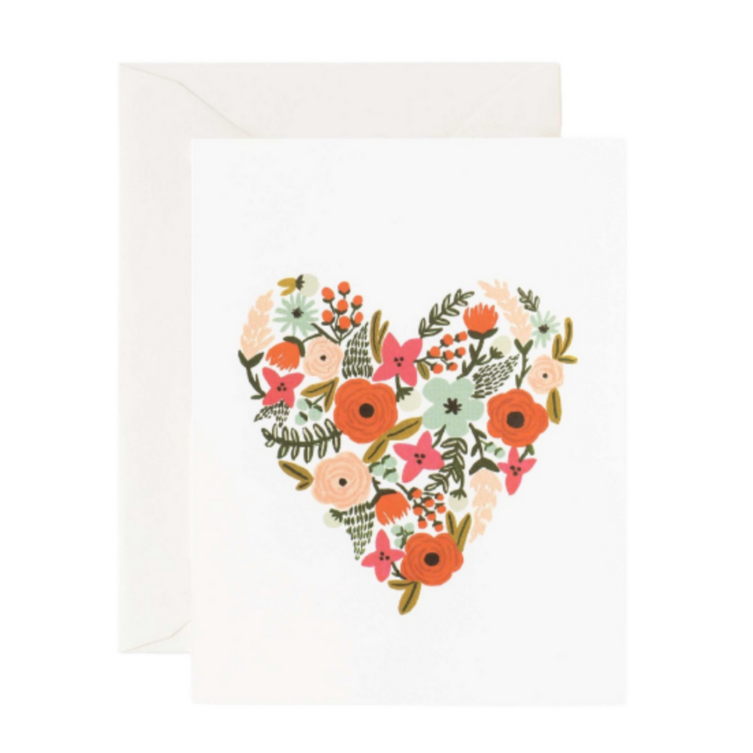 Floral Heart Card