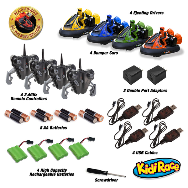 kidirace rc bumper cars