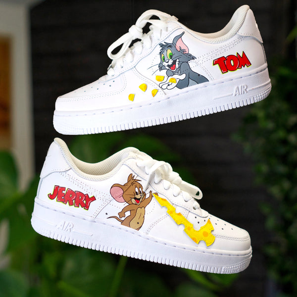 custom air force 1 tom and jerry