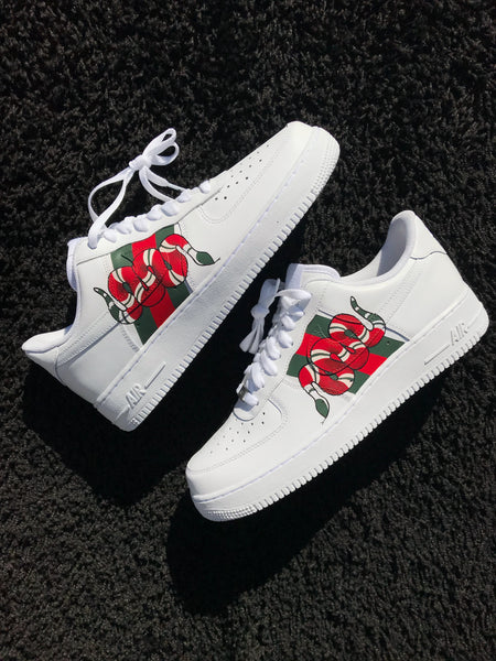 gucci snake air force 1