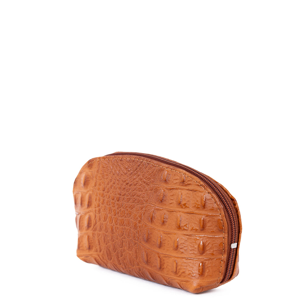 tan croc bag