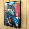 Tui in the Flax Box Frame