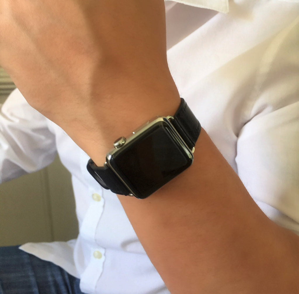 Black Apple Watch Band By Juxli Home