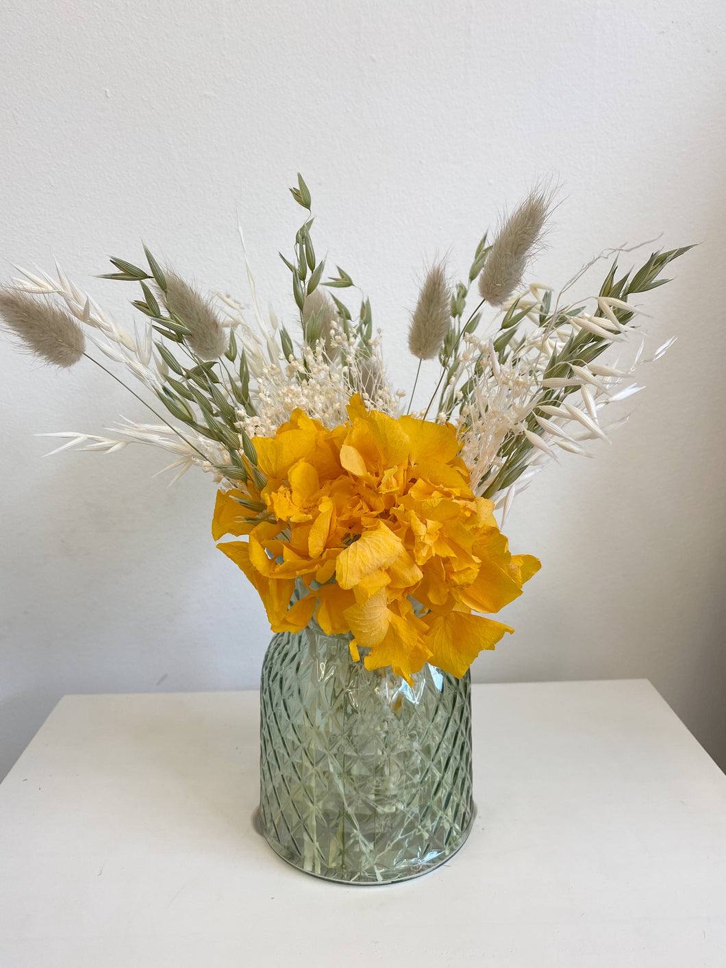 Sage green & Apricot