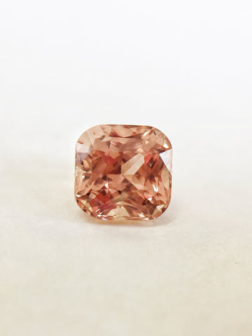 1.90ct Unheated GIA Certified Square Radiant Padparadscha