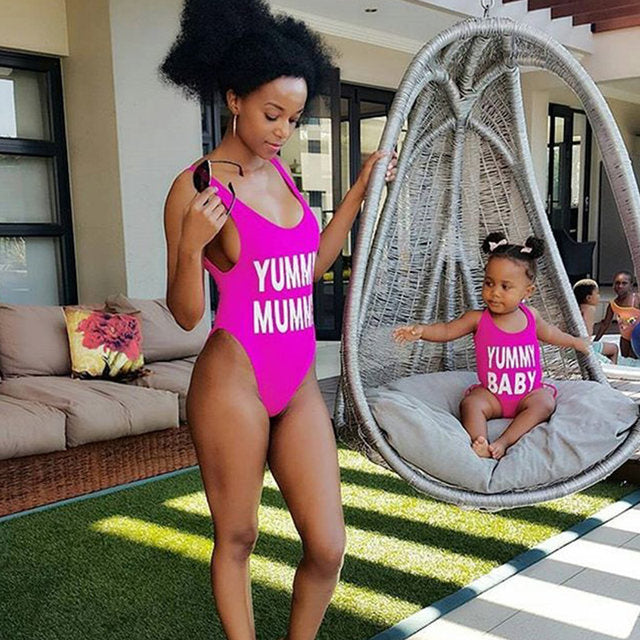 mommy and baby matching swimsuits