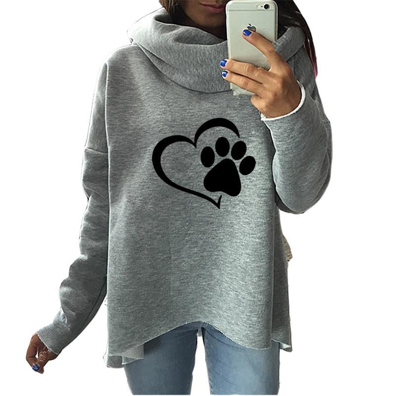 dog paw sweatshirt