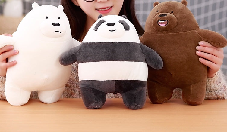 grizz we bare bears stuffed toy