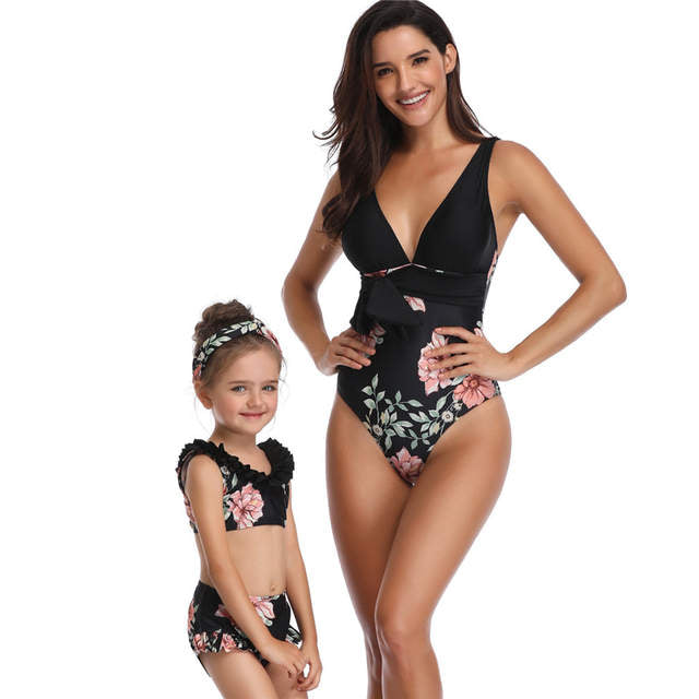 mommy and baby matching swimsuits