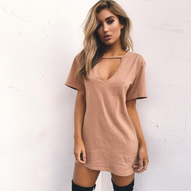 t shirt dress with stockings