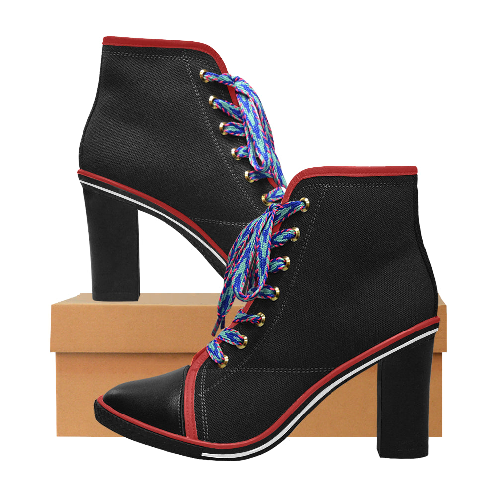 women's chunky heel boots