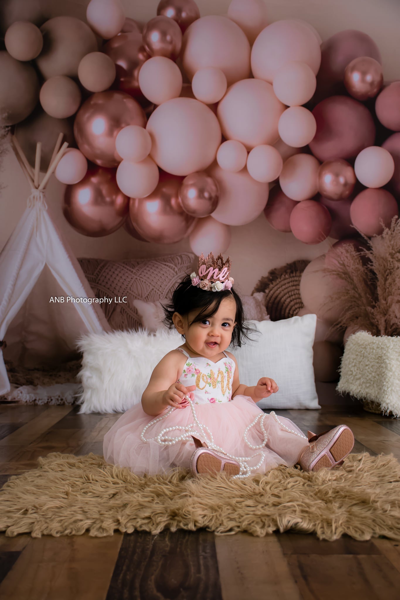 RTS Kate Boho Balloons Tent Summer Backdrop for Photography (U.S. only)