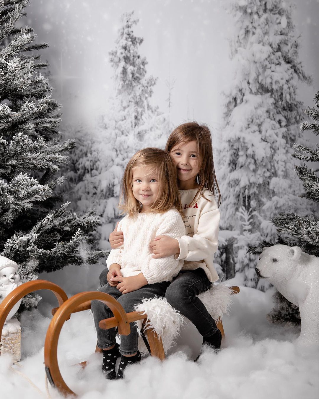 8x8ft Kate Christmas Backdrop Winter Wonderland Backdrop Microfiber Holiday Backgounds for Kids Xmas Decorations