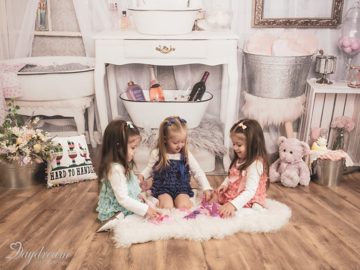 RTS Kate Powder Room Children Backdrop for Photography Designed by Erin Larkins (U.S. only)