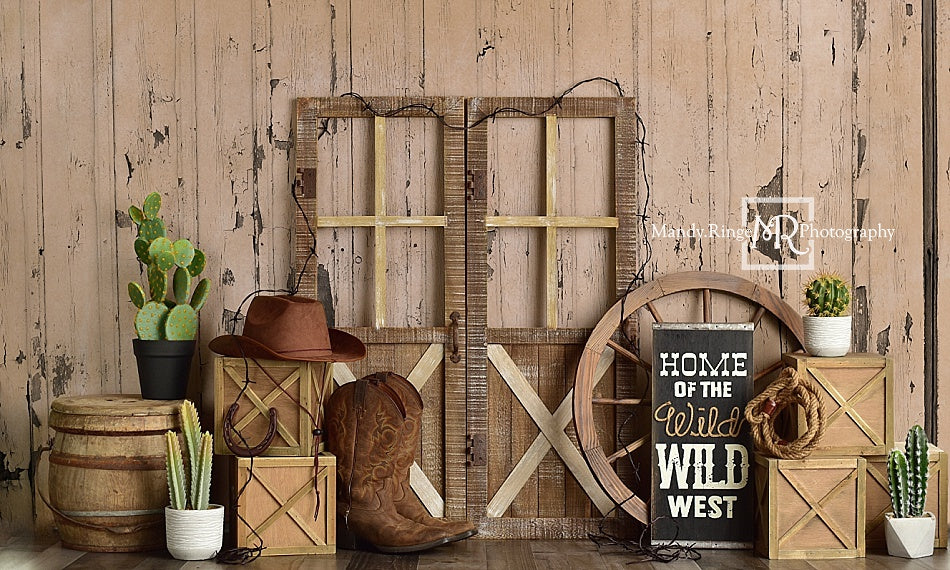 RTS Kate Wild West Birthday Backdrop Designed by Mandy Ringe Photography (U.S. only)
