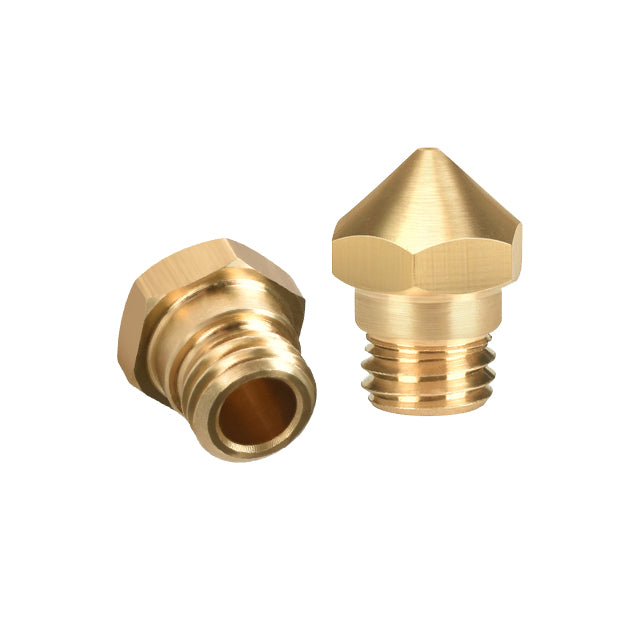 MK10 All Metal Hotend Kit M7 Nozzle 0.4mm Brass/Stainless steel & Aluminum throat & Connector for MK10 Nozzle 3D printer - Biqu.Store