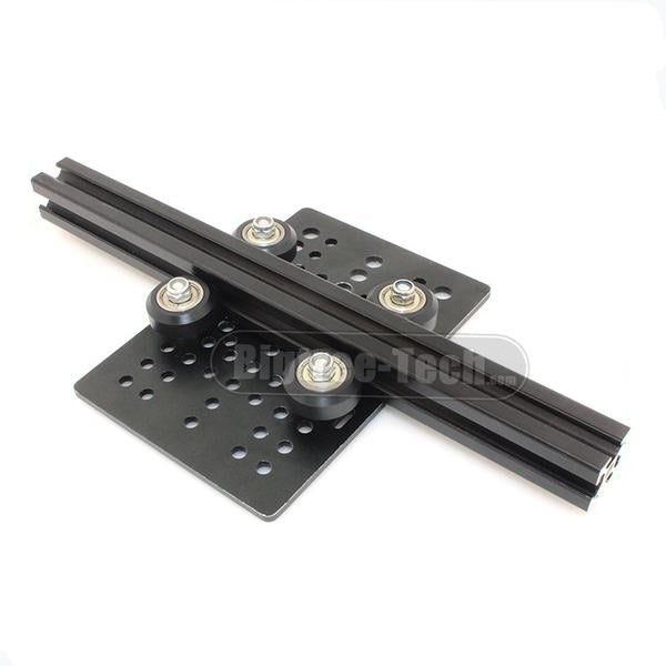 C-beam DIY Openbuilds Slider For v-slot Gantry Plate Big +Openbuilds Isolation Column+Plastic wheel with Bearings Pulley - Biqu.Store