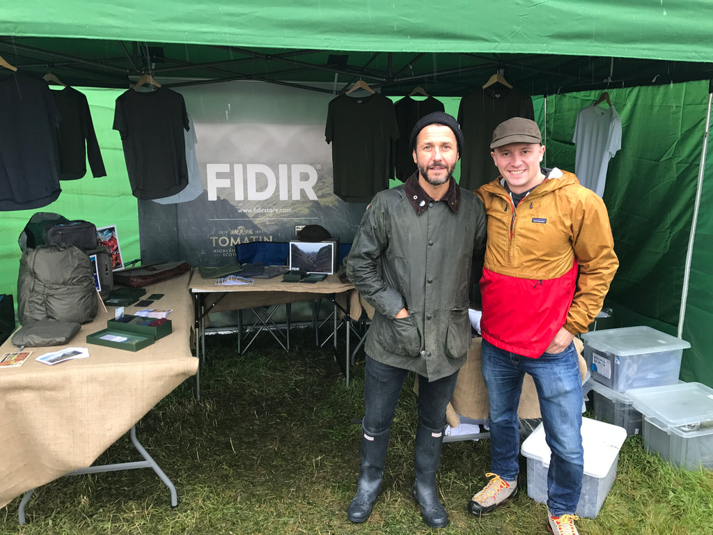 Grant Nicholas from Feeder visiting the Fidir stall