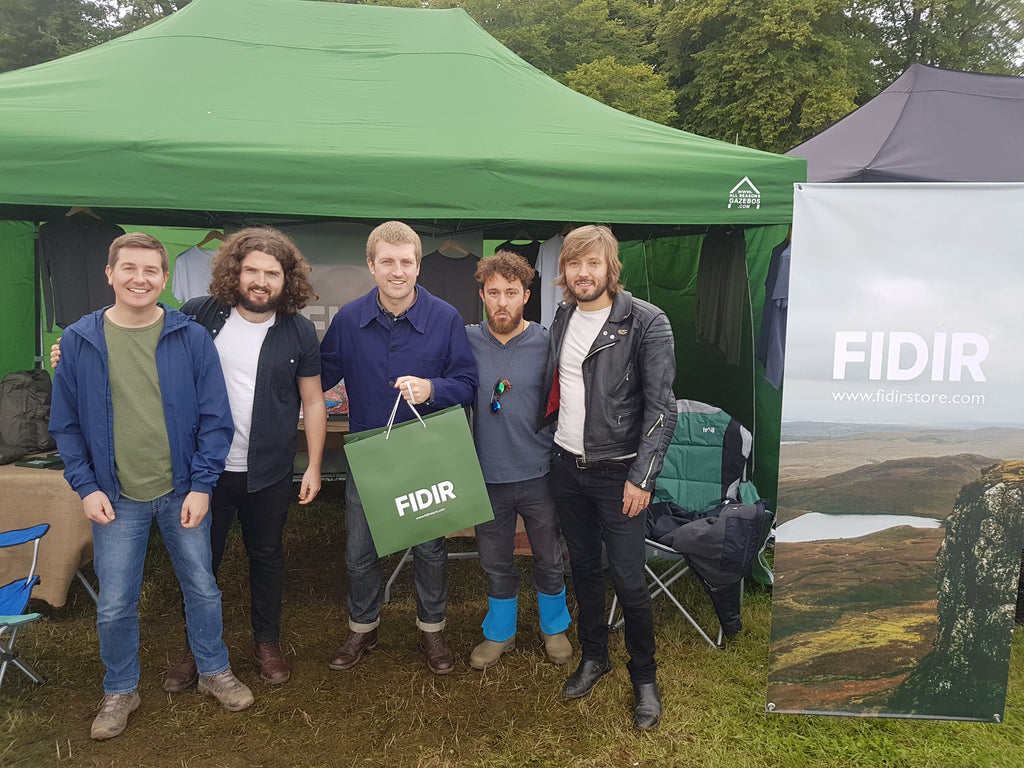 Milburn visiting the Fidir stall at Belladrum