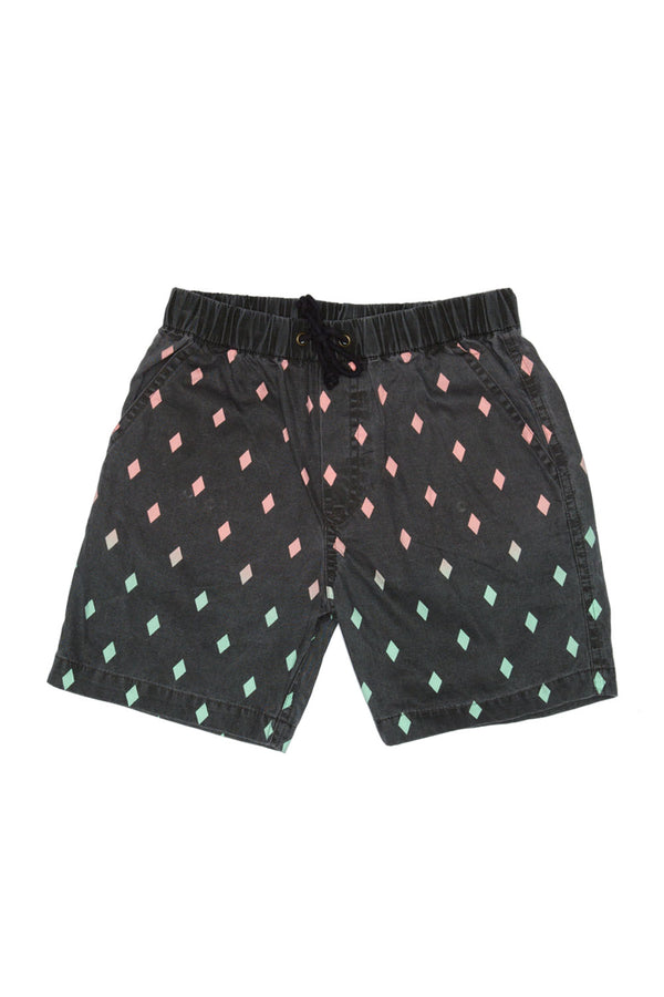 DIAMOND GRADATION BOAT SHORT CHARCOAL - Nutritionisyou