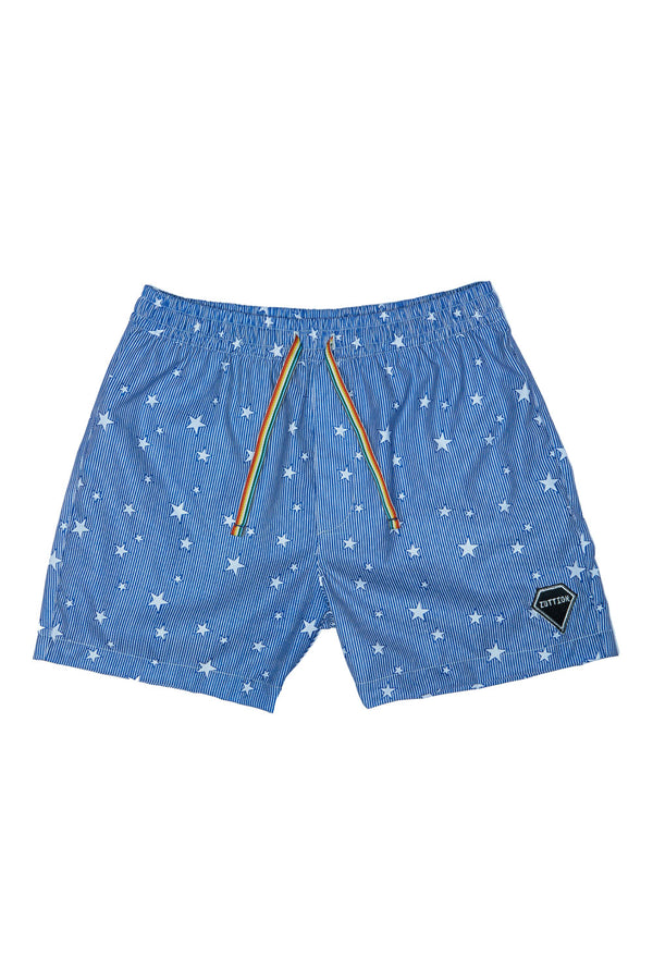 STAR STRIPE BOARD SHORT NAVY