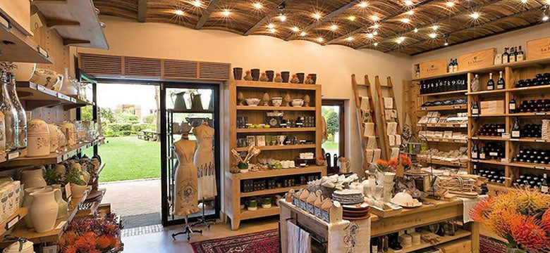 Interior décor store one of the top Franschhoek shops