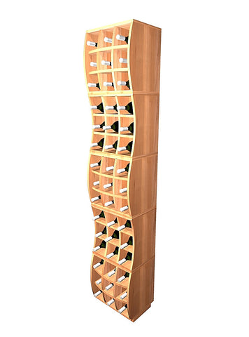 Concave Curvy Wine Cube with Diamond Insert