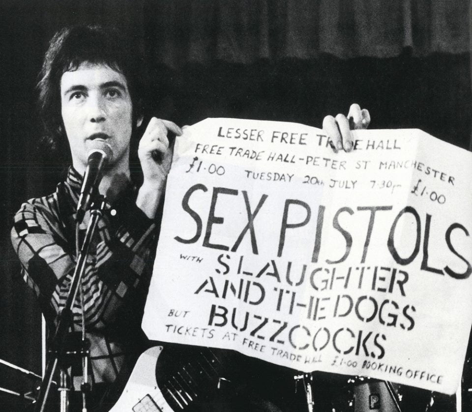 Pete Shelley at seminal Buzzcocks gig