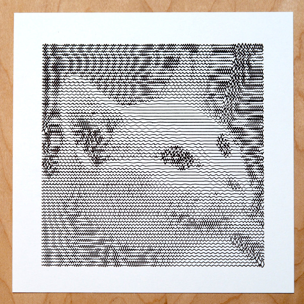 pet portrait drawn with axidraw squiggle art created using squiggle app