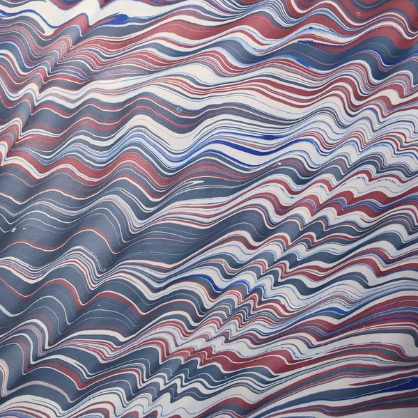 spanish wave marbled paper