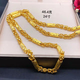 999 solid gold necklace
