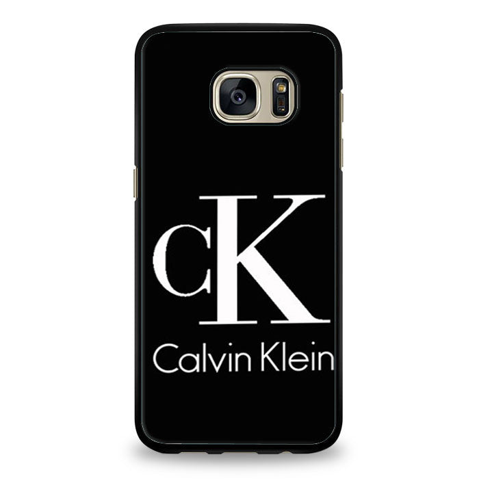 Ontwaken voorkant Internationale Calvin Klein Logo Black Samsung Galaxy S7 Edge Case | yukitacase.com –  yukita case
