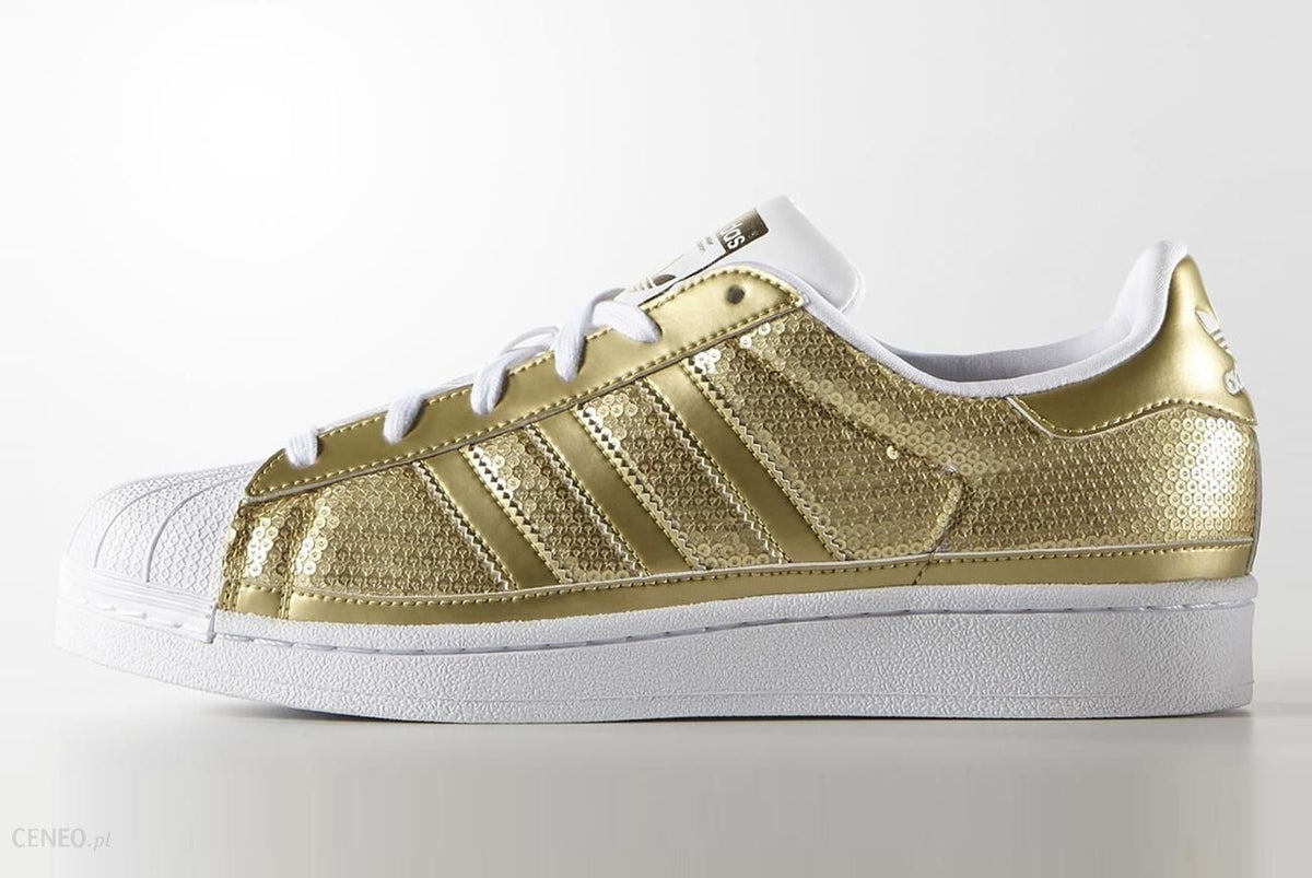 adidas superstar gold sequin