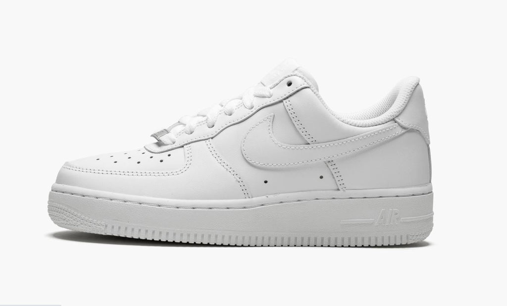 womens white low top air force ones
