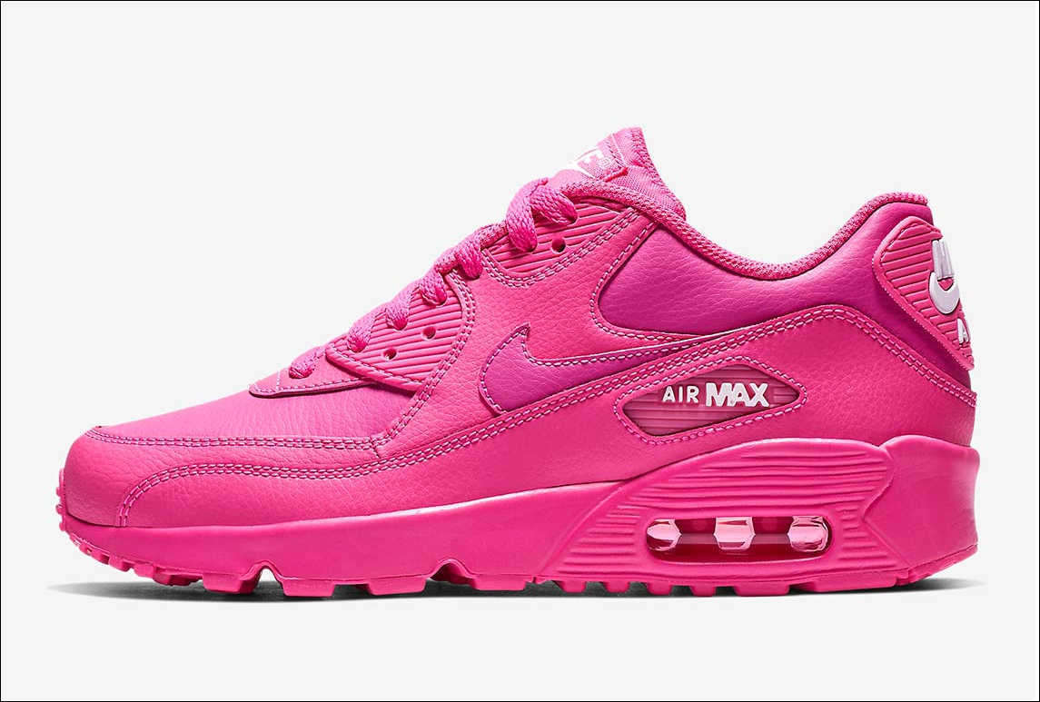 womens hot pink air max 90 online -