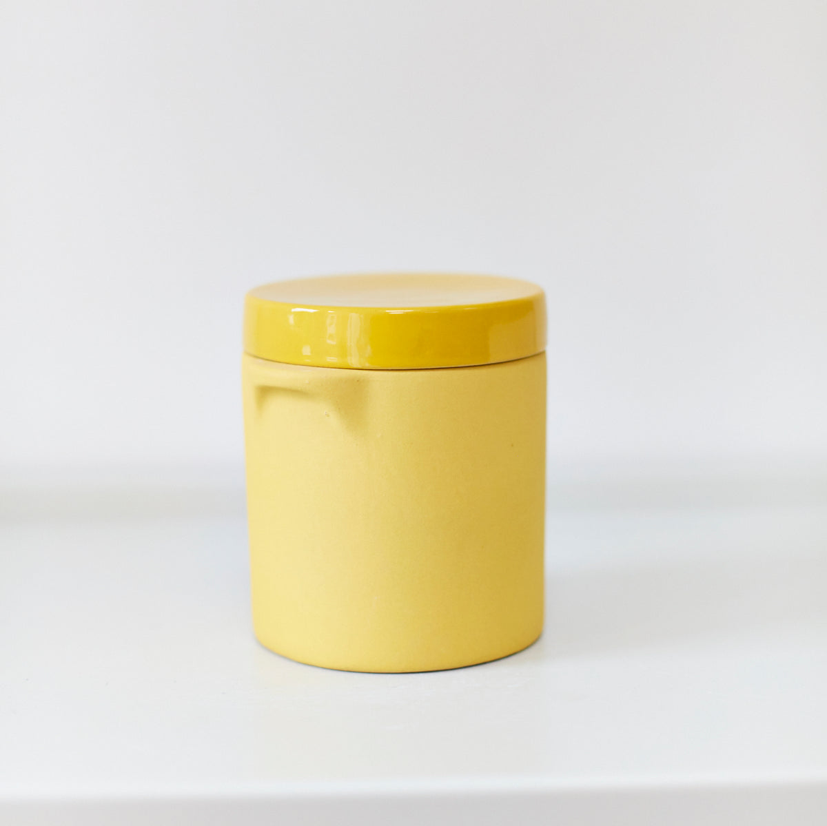 Download Mustard Yellow Storage Jars Vinegar Shed PSD Mockup Templates