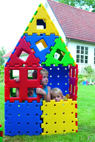 polydron outdoor building stem construction outdoors