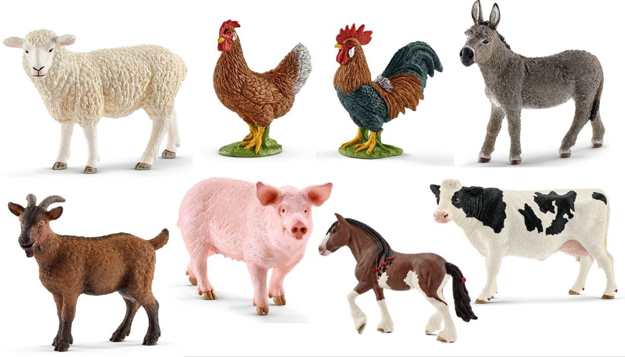 Farm Animals - Set of 8 canada – Louise Kool & Galt