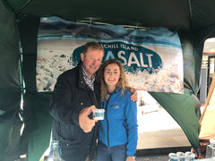 Achill Island Sea Salt and former Taoiseach of Ireland Enda Kenny 