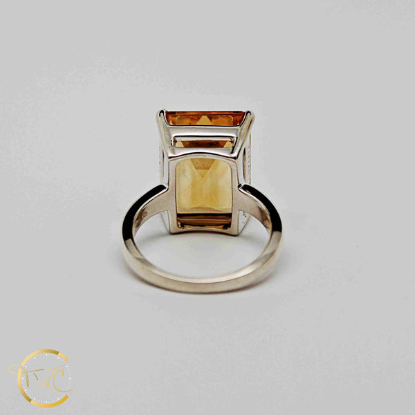 tiffany citrine cocktail ring