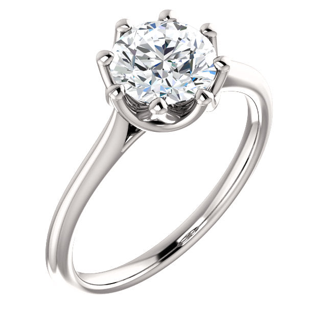 Liv Moissanite Engagement Ring